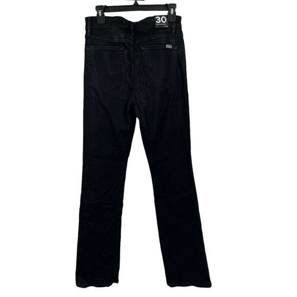 Joe's Jeans High Rise Boot Cut coated black size 30 - Picture 3 of 6